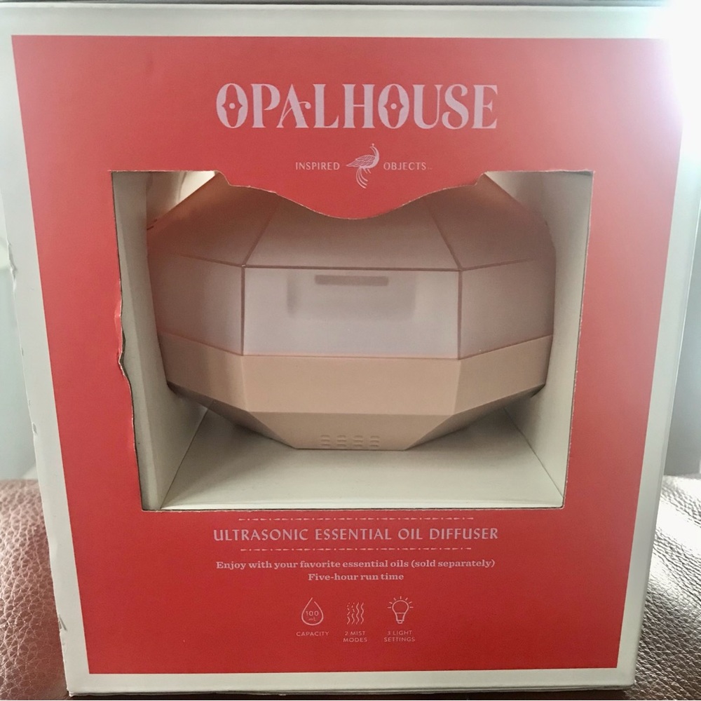 New Opalhouse ultrasonic essential oil diffuser 💎 Gem Cut